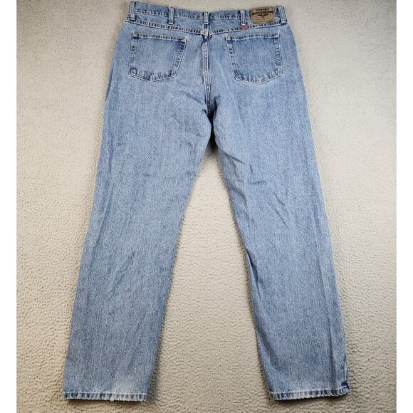 Wrangler Other - Mens 36x32 Blue Wrangler Jeans Regular Classic Denim Workwear Straight Leg Pants
